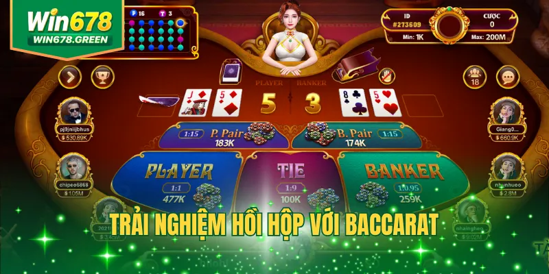 Trải Nghiệm Hồi Hộp Với Baccarat Win678 Siêu Đẳng Cấp 